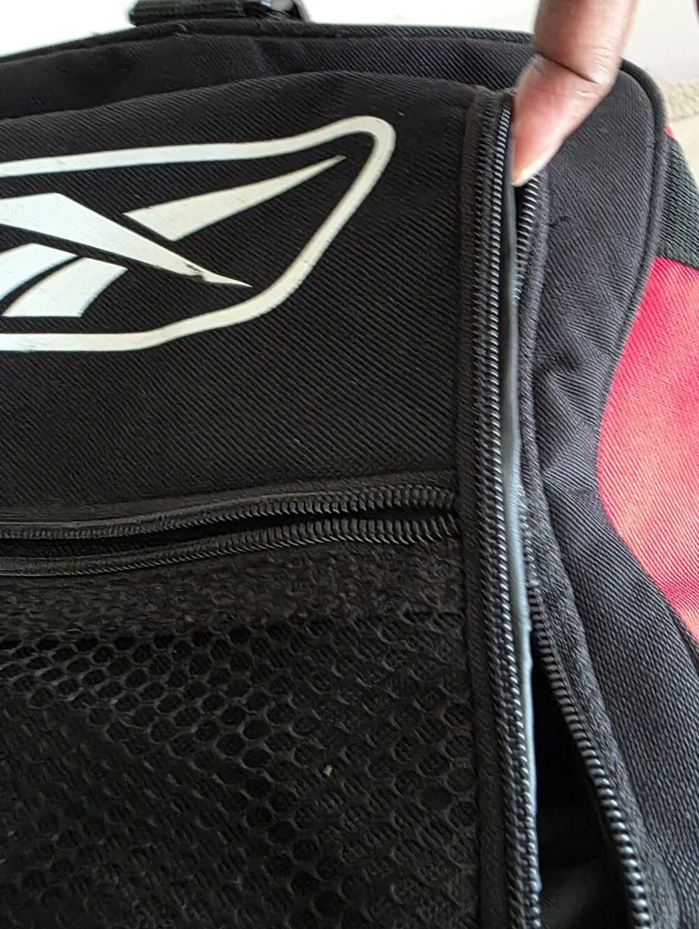 Reebok Red and Black Sports Duffel Bag/Weekender